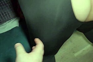 anal play for sexy bbw step mommy with plug in big ass. daddy's not home to see ripped leggings!