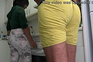 Horny French stepson and his mature stepmom