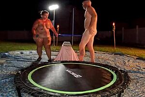 Outdoor sex toy adventure with a hot girl in nature