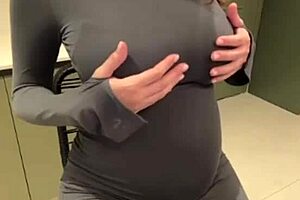 I jerked off on my stepmom's big milky tits