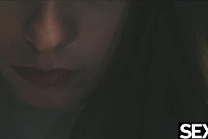 does this cute asian babe look horny while fingering her gorgeous girlfriend in lingerie?