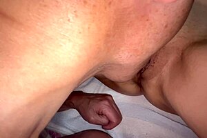 Amateur Pink Pussy Licked 84 Days After Virginity Loss