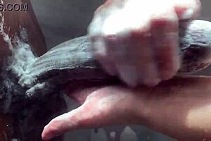 A big black cock for the tight pussy of a college girl