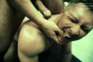 Two MATURE MEN FUCK in Moscow GARAGE.