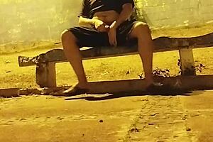 i flashed on the football field and got cum on my face almost caught 😏