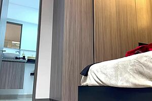 Unknown Latina Spied in Tight Leggings with Big Curves