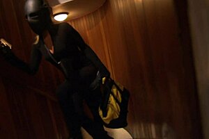 Ginger Lea enjoys shower sex, bent over and masturbating.