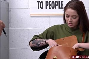 Tattooed Redhead Vanessa Vega Caught Shoplifting Banged By Officer