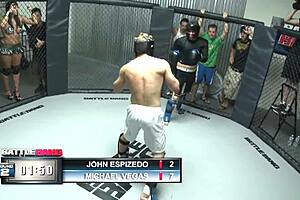 fucking blonde milf in ring with big tits bouncing