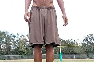 Is it good when uncle teaches pretty athletic cute black mature woman a homemade workout with father in law?