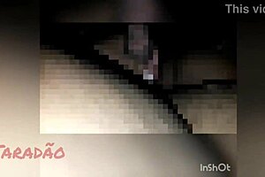 Leite no rabo da puta with saggy big tits in humiliating pov ass worship