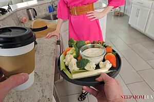 blonde stepmom gigi dior drilled by stepson rion king