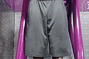 The naughty cousin got fucked outdoors bent over.