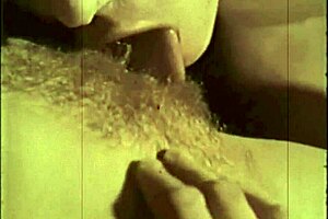 Exploring vintage pornography with hairy milf