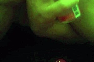 chubby girl toys herself with raw intensity