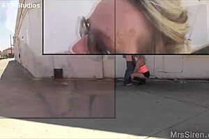 hey, why's my wife banging hubby's friend in public like this?