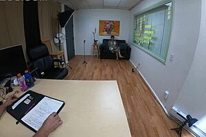 Nataly Dewalt Sucks Cock During Skinny Milf Casting Session