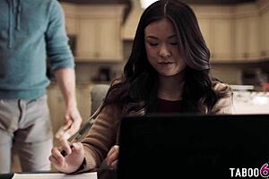 Asian Teen 18+ Lulu Chu Hears Milf Slimthick Vic Fuck Roommate Seth Gamble