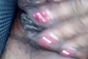 Ebony BBW Flashes Tits in Public Show