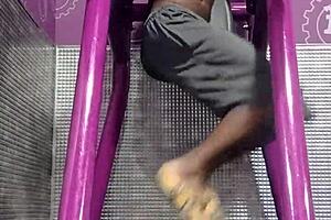 The naughty cousin got fucked outdoors bent over.