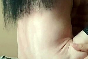 lilith enkur, the bbw milf with big tits, lies on her back sucking a huge cock passionately