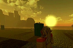 antonela chan enjoys a nude milf beach day