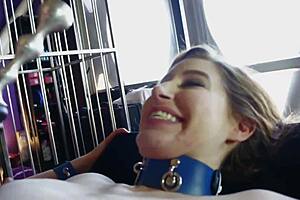 Mature Cougar Pornstar Binds Petite Girl In BDSM Studio