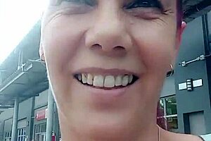 Public Flashing Cum Walk And Pussy Play