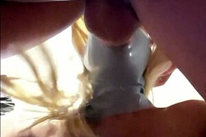 want to see this petite milf in latex lingerie give deepthroat blowjob?