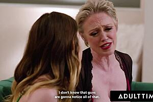 stepbae chanel camryn seduces stepmom dee williams for pussy eating