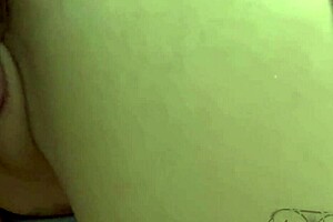 without panties, he lifts my skirt and fucks me hard, making me squirt on my big tits