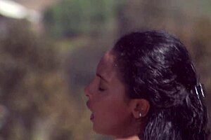 Dee Massages Monster Cock, Licks Asshole, Fucks Doggystyle by Pool.