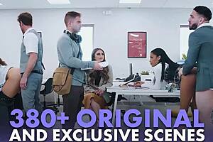 DONNIES DOUBLE DELIGHT SUCKING NATASHA NICES TITS WHILE FUCKING LEANA LOVINGS