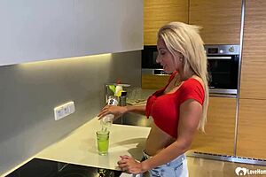 This Smoking Blonde Milf's Solo Fingering Will Arouse You Deeply