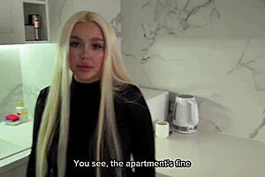 i have to fuck the young landlady in stockings or give her the money