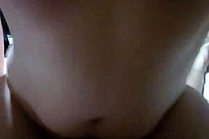 Suggestive Pussy Slamming And Jizz Load On Natural Tits