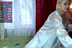 my stepmom acts as my webcam whore, getting remotely trained as a hot submissive milf