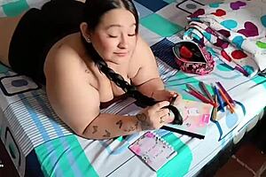 Stepsister strips down in the heat!