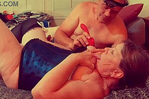 Granny Nurse Gets Fucked To Exhaustion In Cosplay!