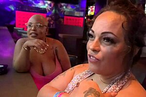 Kris K gives sloppy blowjob to big black cock