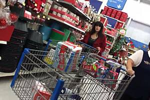 hey, check out this candid mom shopping hidden 😎