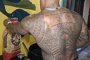 Brazilian Milf Takes Big Sausage in Her Ass Instead of BBQ