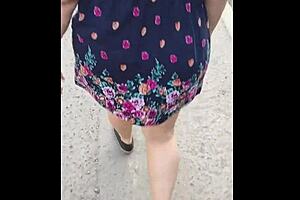 I fuck mature fat-ass whore anal on street