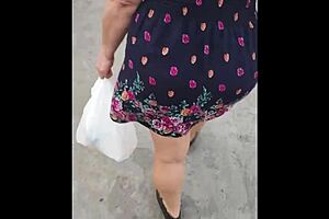 I fuck mature fat-ass whore anal on street