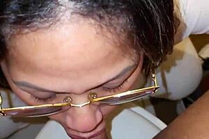 Friend's mom sucks me passionately