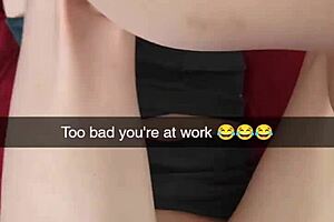 my real cheatin neibor richelle rose fuks on snapchat while huband at werk