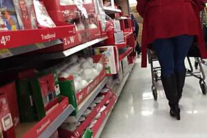 hey, check out this candid mom shopping hidden 😎