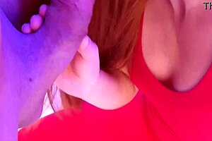 Melany enjoys time with her stepbrother