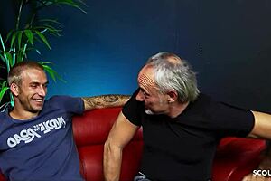 black-haired milf jasmine lau lured into mmf threesome by old and young studs