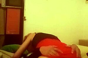 my stepmom came home drunk in a short red dress... damn, couldn't resist! 😈